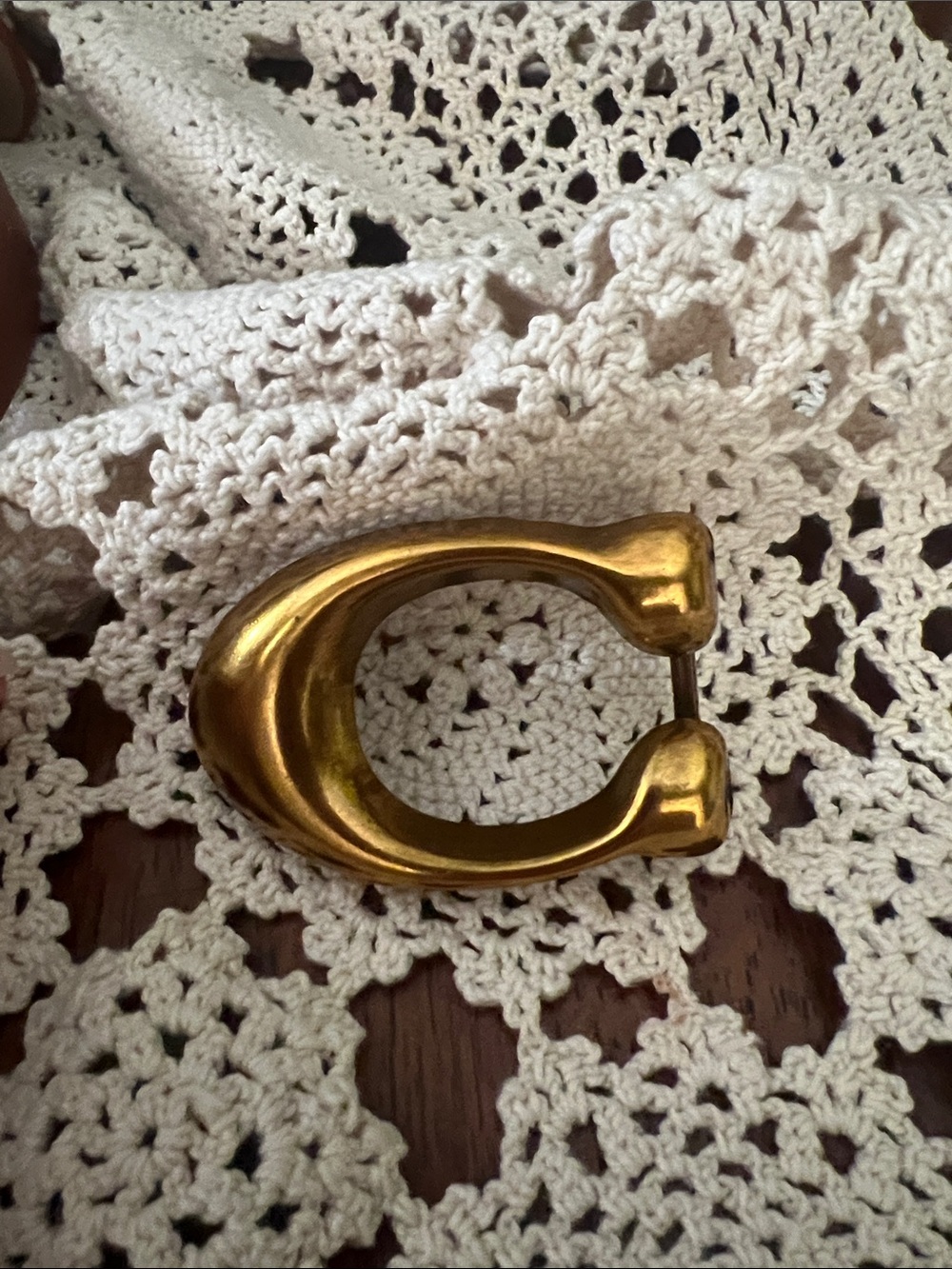 Vintage Gold Belt Buckle
